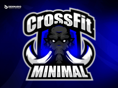 CrossFit MINIMAL branding crossfit design gym identity illustration mamut mascotlogo sports typography vector