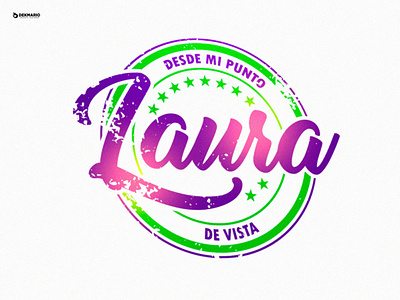 Laura - Desde mi punto de vista branding design icon identity illustration logo logotype photo photographer photography typography vector