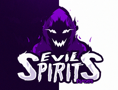 Evil Spirits Esports branding design esports gaming identity illustration logo logotype mascot mascotlogo