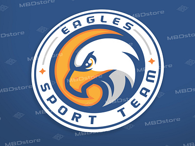 Eagles mascot logo (for sale)