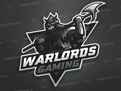 warlords gaming mascot logo (FOR SALE)
