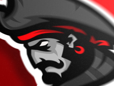 Pirate sports logo design esports gaming graphic logotype mascot sport vector