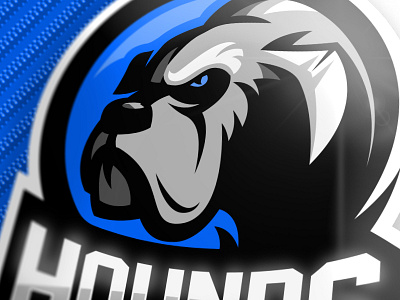 Hounds gaming graphic logo logotype mascot sports vector