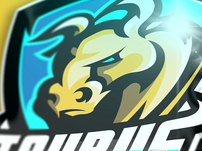 Taurus gaming graphic logo logotype mascot sports vector