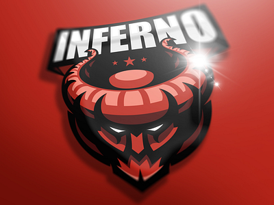Inferno demon devil esports gaming logotype mascot mascot logo sport