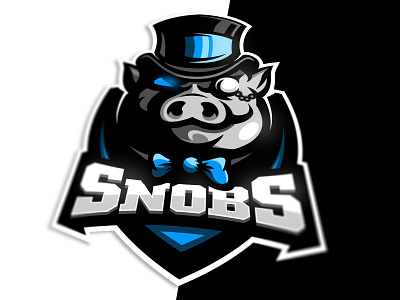 Snobs Mascot logo branding csgo design esportlogo esports gaming gaming logo gaminglogo graphic illustration logo logotype mascot mascot logo sport sport logo sports vector