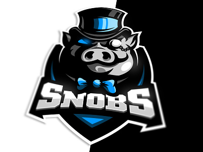 Snobs Mascot logo