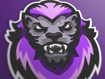 Purple Lion mascot logo (FOR SALE)