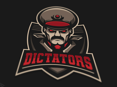 Dictators mascot logo