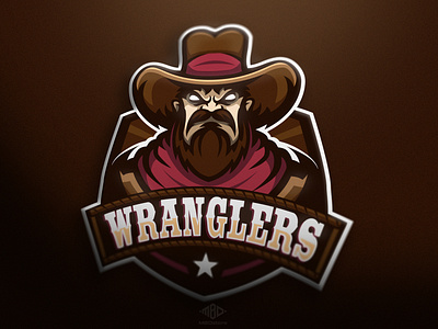 Wranglers Mascot logo (FOR SALE)