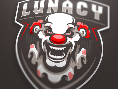 Lunacy Clown mascot logo (SOLD)