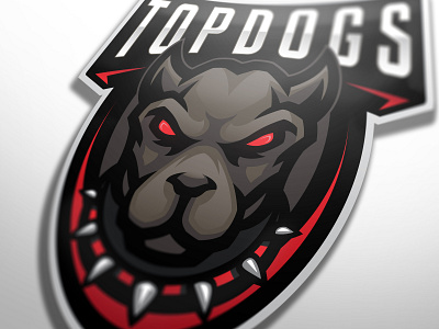 Topdogs mascot logo (FOR SALE) animal logo branding csgo design dog logo esportlogo esports gaming gaming logo gaminglogo illustration logo logotype mascot mascot logo mbdstore sport sport logo sports vector