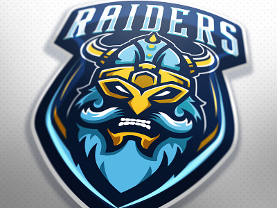 Raiders mascot logo (SOLD)