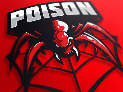 Poison mascot logo branding csgo design esportlogo esports gaming gaming logo gaminglogo graphic illustration logo logotype mascot mascot logo spider spider logo sport sport logo sports vector
