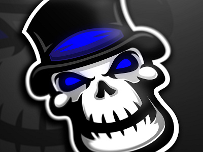 Mortis skull mascot logo