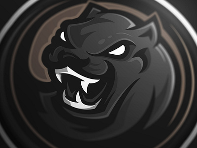 Black Panthers mascot logo by Marko Berovic on Dribbble