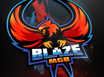 Blaze mgb esports gaming graphic logo logotype mascot mascot logo sport sports vector