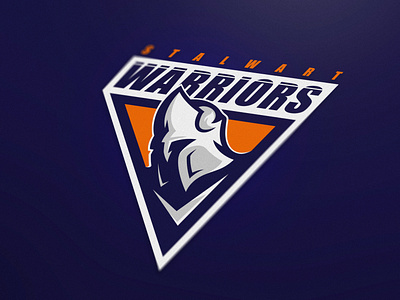 Stalwart warriors mascot logo