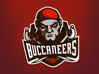 Buccaneers esports gaming graphic logo logotype mascot mascot logo sport sports vector