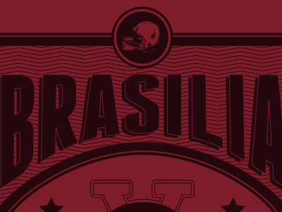 Brasilia V8 Football Team brasilia football guigo pinheiro shirt stamp v8