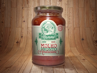Label and logo amatriciana italy label sauce tomato vintage