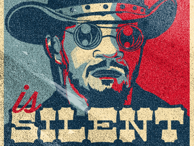 The D is Silent django for illustration obama vote