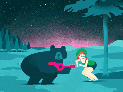 dance loops for squamish festival bear canada dance forrest girl music ukulele