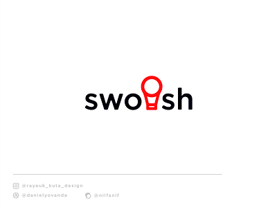 Swoosh - Hot Air Ballon Logo
