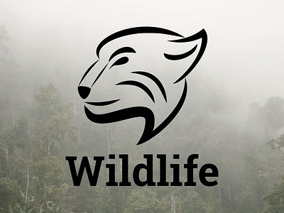 Thirty Logos #5 - Wildlife animal challenge jaguar lion logo minimalistic nature panther simple thirtylogos „logo design „thirty logos