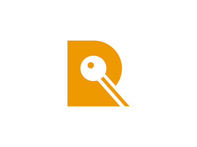 R And Key agency brandning estate key letter logo logotype minimalism real realtor rental sale
