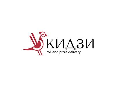 Kiji asian bird brand branding cafe delivery japan kiji logo logotype restaurant roll stick sushi