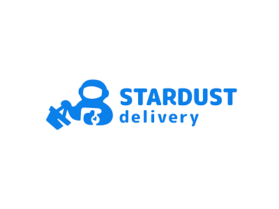 Stardust astronaut basket brand branding coronavirus cosmic cosmos covid19 delivery food logo logotype market pandemic star stardust