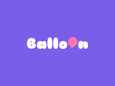 Balloon balloon brand branding bubble communication creative design elegant logo logotype minimalism modern simple speak talk