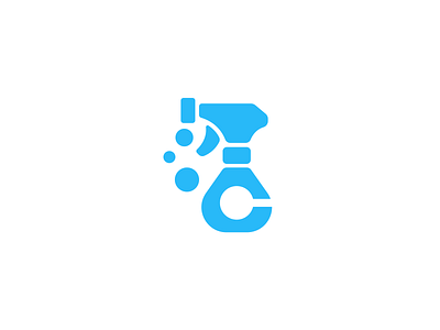 C for cleaning brand branding c cleaning creative elegant falt letter logo logotype minimalism modern simple