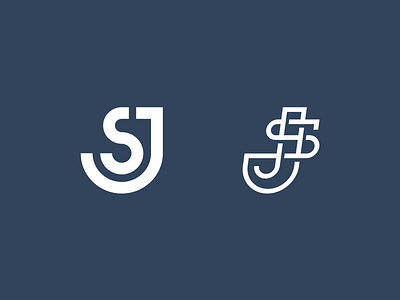 JS or SJ brand branding creative elegant letter lettering line liner logo logotype moder sale siple typography unused