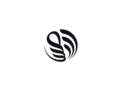 Shell Sound black brand branding creative design elegant flat illustration logo logotype minimalism minimalistic modern monochrome music sale shell simple sound unused