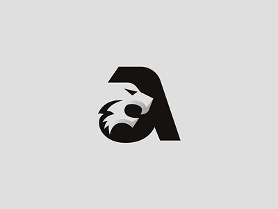 A predator a animal brand branding creative design elegant illustration letter logo logotype mark minimalism modern predator sale sign simple unused wild