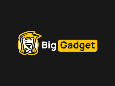 BigGadget brand branding character design elegant funny gadget illustration logo logotype mascot modern nice phone smartphone