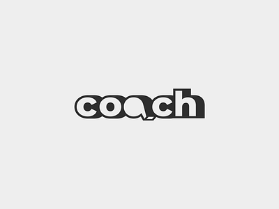Coach_randomword brand branding coach design elegant inspiration logo logotype minimalism minimalistic modern randomword sale smart sport text whistle
