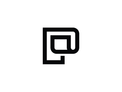 P and paper brand branding design elegant flat letter line linear logo logotype minimalism minimalistic modern paper sale sheet typography