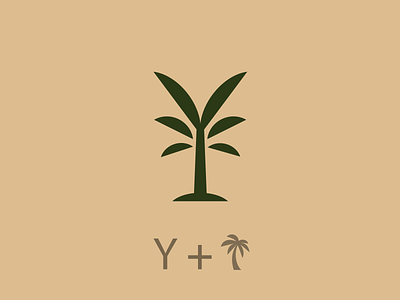 Palm beach brand branding design elegant illustration letter logo logotype mark minimalism minimalistic modern palm sale sign y