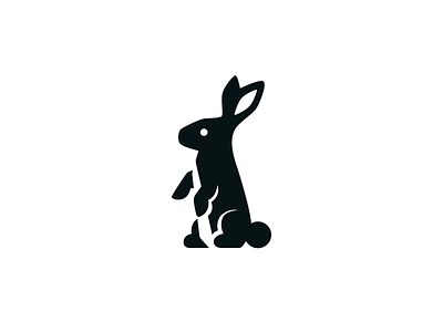 Rabbit brand branding bunny design elegant illustration logo logodesign logoinspiration logotype mark minimalism minimalistic modern negative negative space negativespace rabbit sign space