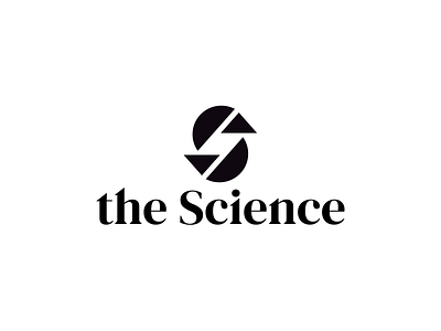 Science abstract brand branding design elegant letter logo logo design logodesign logotype mark minimalism minimalistic modern s science sign typography vector