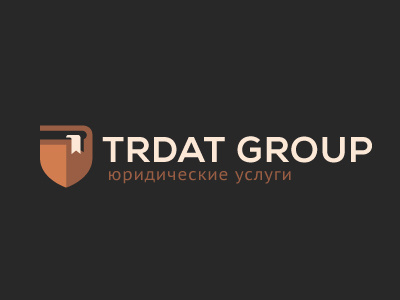 Trdat group book law lawyer logo logotype shield
