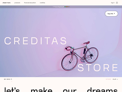 Brutalist Design - Creditas Store brutalism concept design study experimental projeto secreto store ui