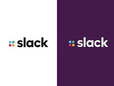 Slack new logo rebound - re-design logo logotype re design slack