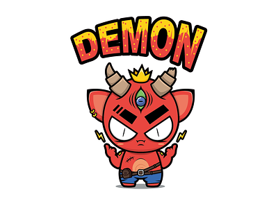 Demon ⚡️ cartoon demon design elves game illustration