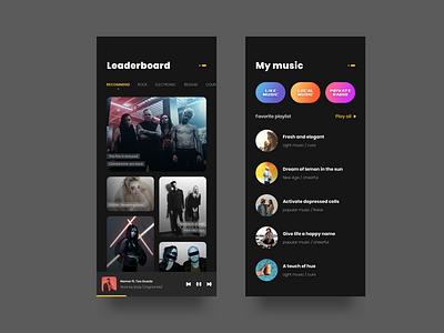 music app ai design figma music ui user interface