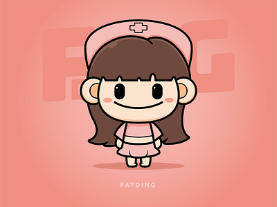 FATDING-Little nurse ai china design game icon illustration illustrator sketch ui