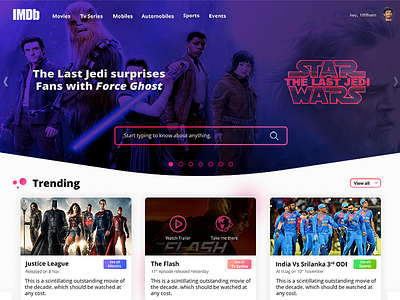 star wars theme website design website